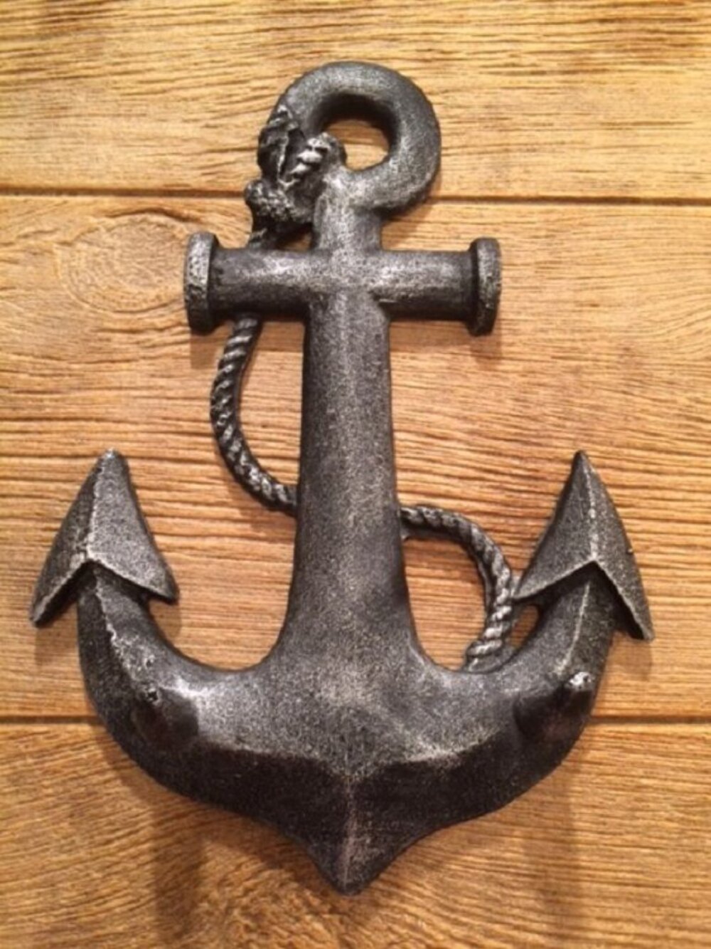 Cast Iron Large Wall Nautical Ship Anchor 15" Tall Home Wall Decor 0170-05454